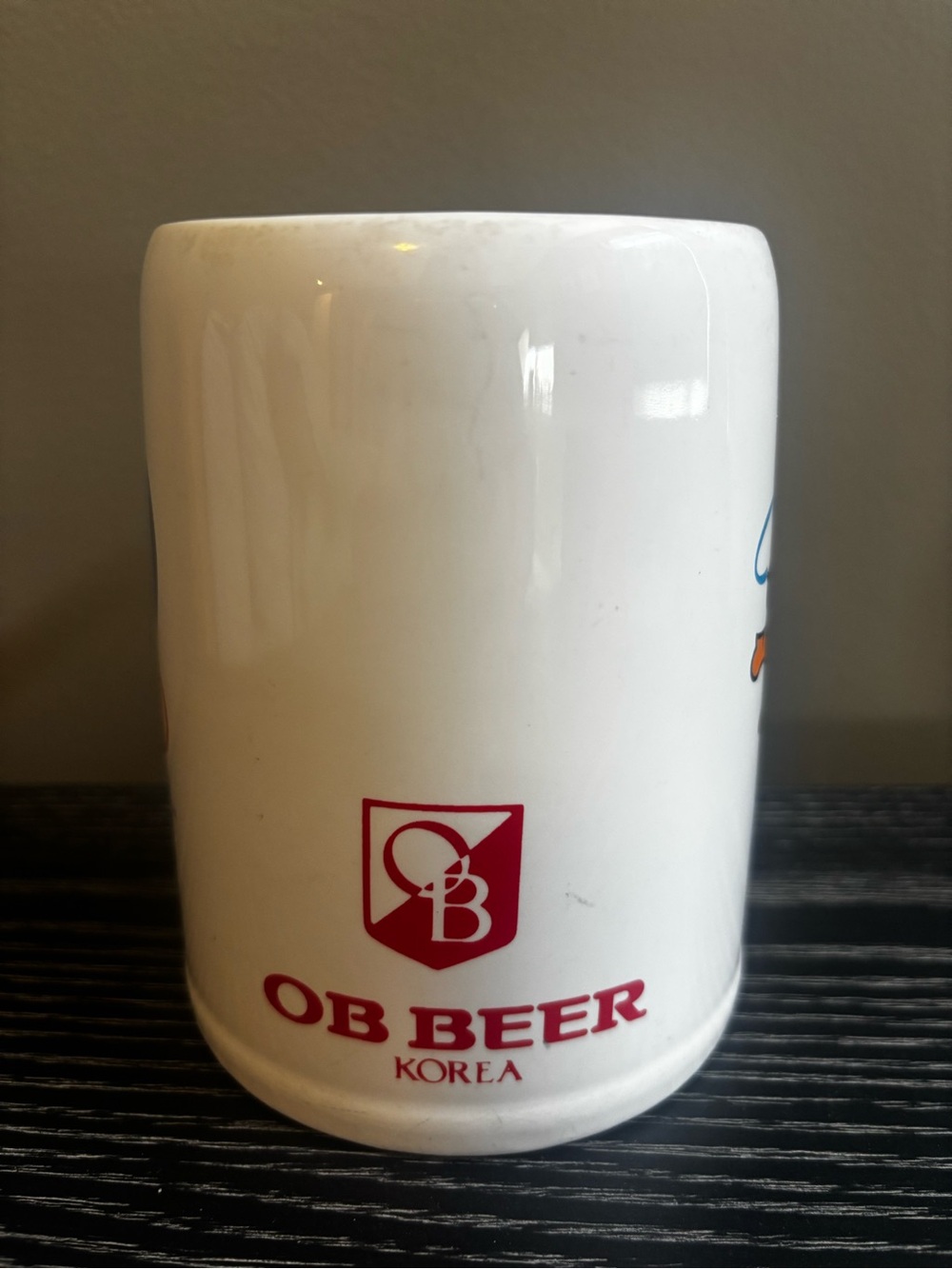 Vintage 1988 Seoul Olympics Official Mug OB Beer Korea Hodori Mascot Cup - Picture 2 of 5